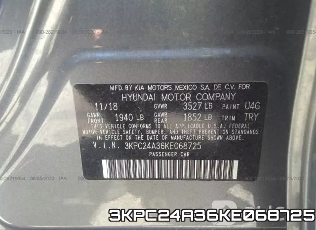 3KPC24A36KE068725 фото 10
