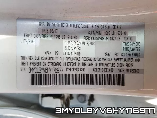 3MYDLBYV6HY176977 фото 2