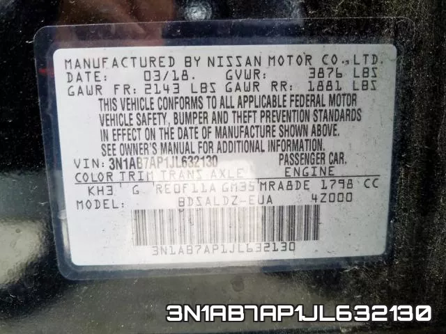 3N1AB7AP1JL632130 фото 2