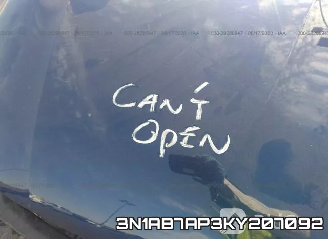 3N1AB7AP3KY207092 фото 2