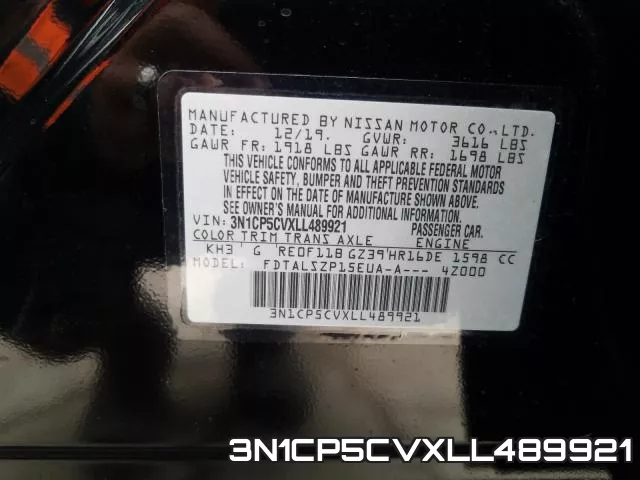 3N1CP5CVXLL489921 фото 2
