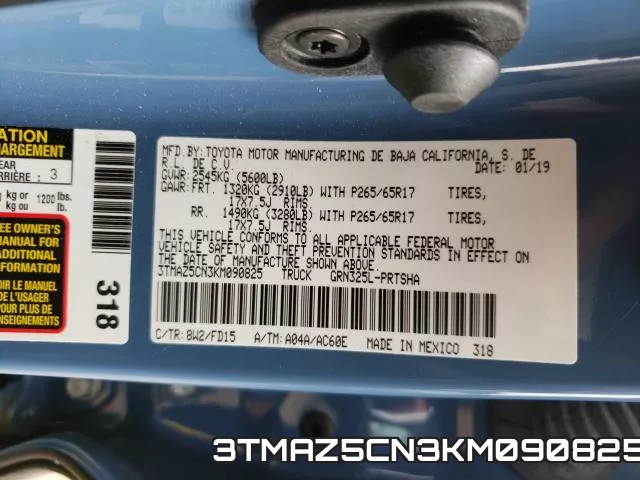 3TMAZ5CN3KM090825 фото 2