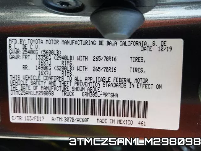 3TMCZ5AN1LM298098 фото 2
