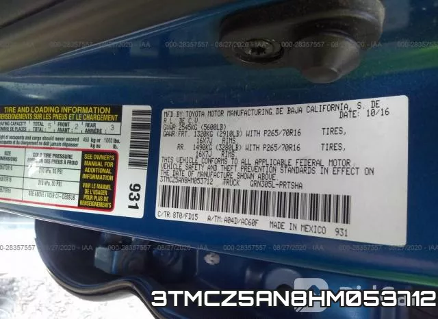3TMCZ5AN8HM053712 фото 10