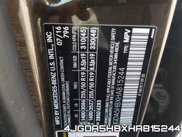 4JGDA5HBXHA815244 фото 2