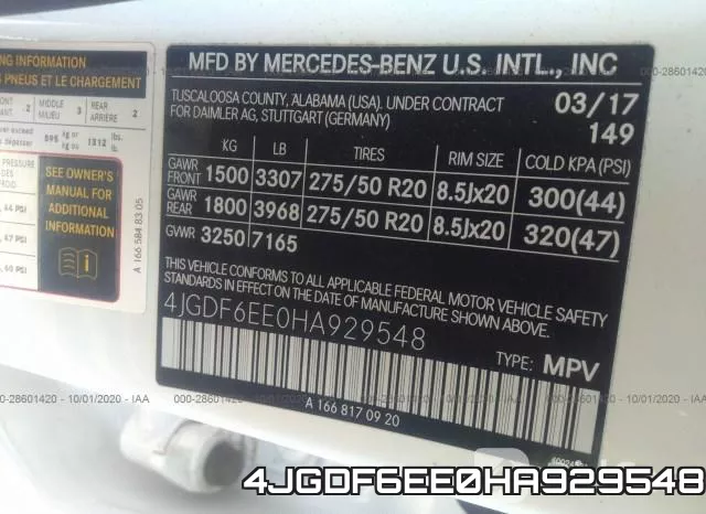 4JGDF6EE0HA929548 фото 10