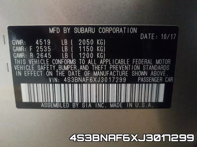 4S3BNAF6XJ3017299 фото 2