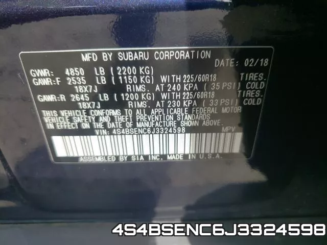 4S4BSENC6J3324598 фото 2