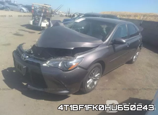 4T1BF1FK0HU650243 фото 3