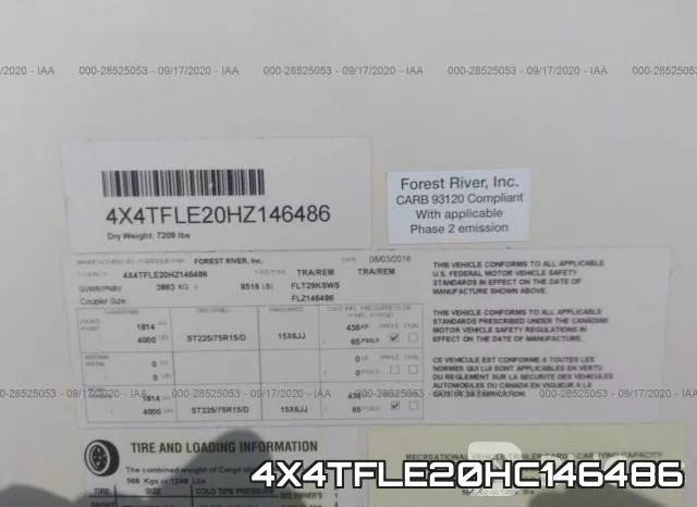 4X4TFLE20HC146486 фото 10