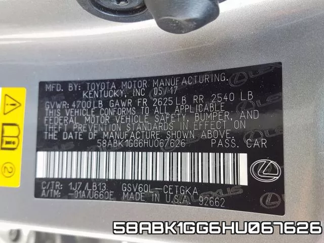 58ABK1GG6HU067626 фото 2