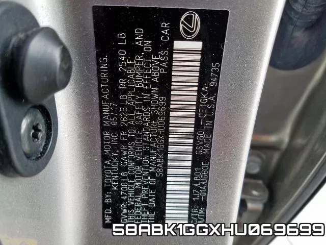58ABK1GGXHU069699 фото 2