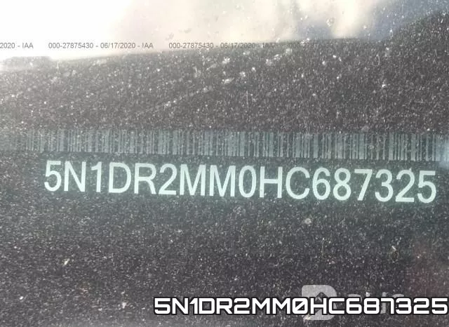 5N1DR2MM0HC687325 фото 10