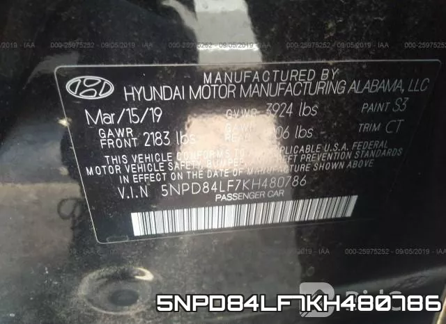 5NPD84LF7KH480786 фото 9