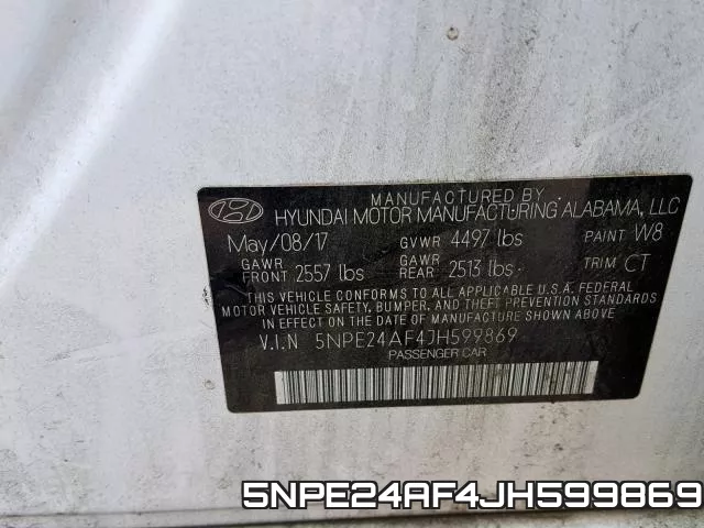 5NPE24AF4JH599869 фото 2