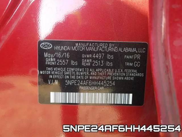 5NPE24AF6HH445254 фото 2