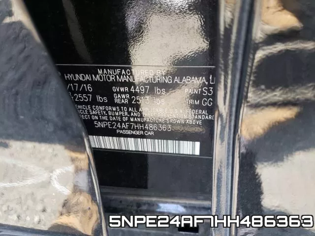 5NPE24AF7HH486363 фото 2