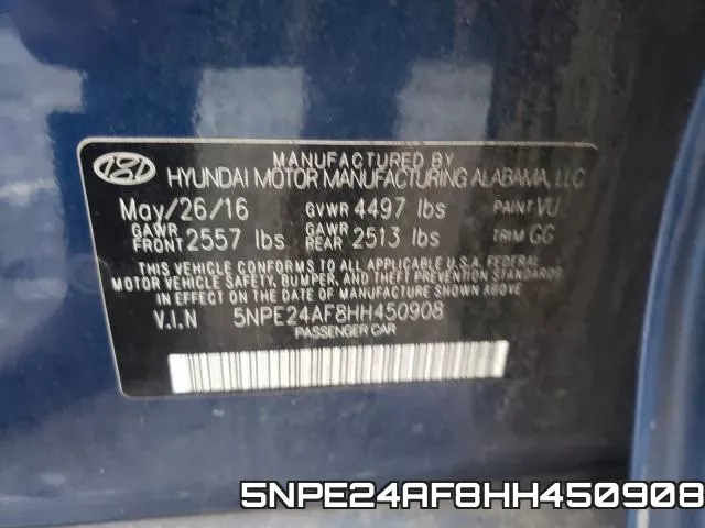5NPE24AF8HH450908 фото 2