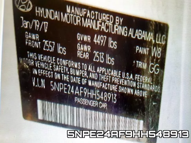 5NPE24AF9HH548913 фото 2