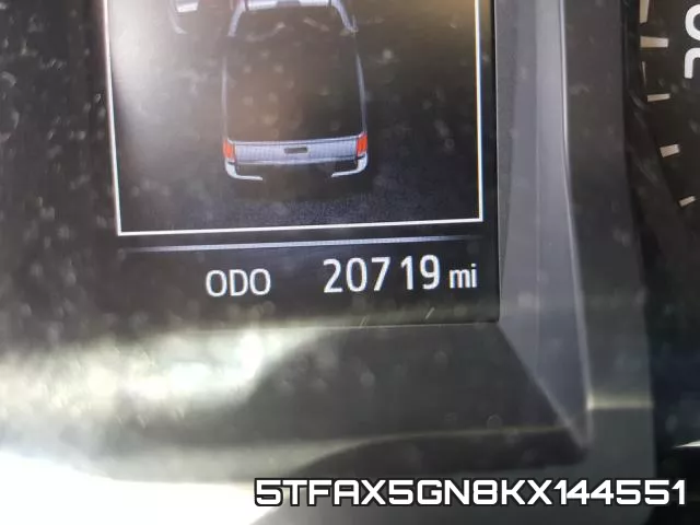 5TFAX5GN8KX144551 фото 9