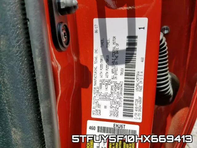 5TFUY5F10HX669413 фото 2