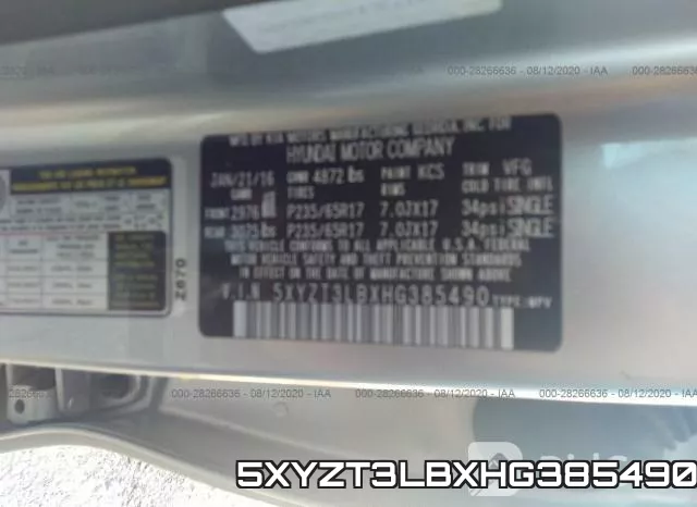 5XYZT3LBXHG385490 фото 10
