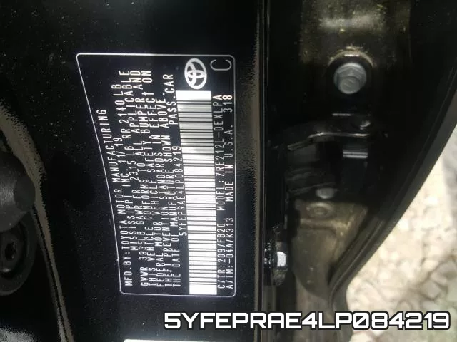 5YFEPRAE4LP084219 фото 2