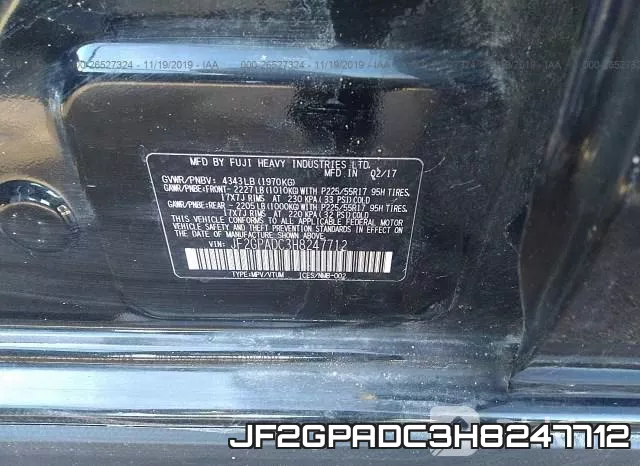 JF2GPADC3H8247712 фото 10