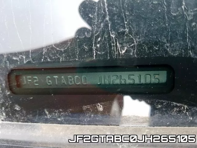 JF2GTABC0JH265105 фото 2