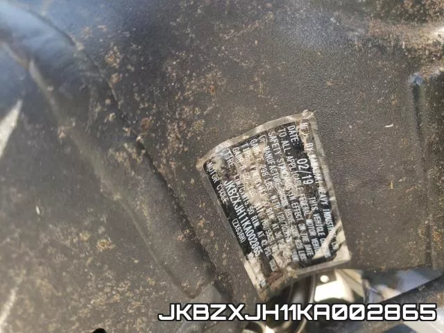 JKBZXJH11KA002865 фото 2