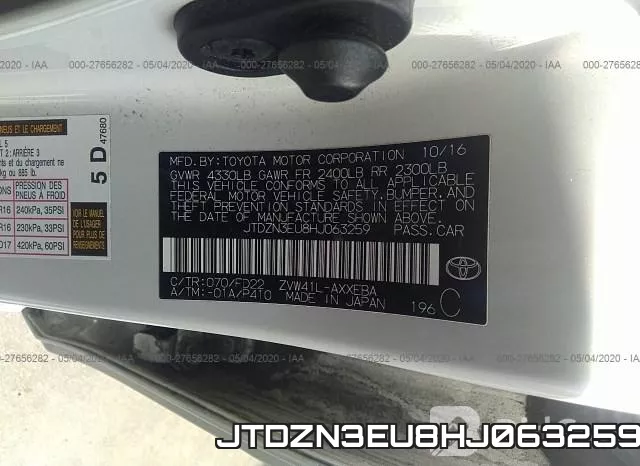 JTDZN3EU8HJ063259 фото 10