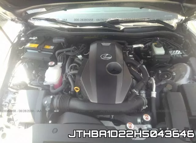JTHBA1D22H5043646 фото 2