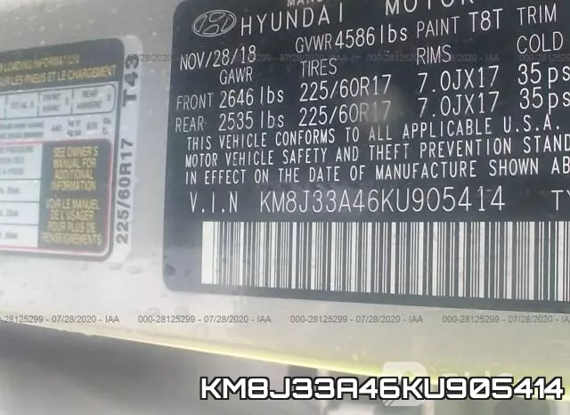 KM8J33A46KU905414 фото 10