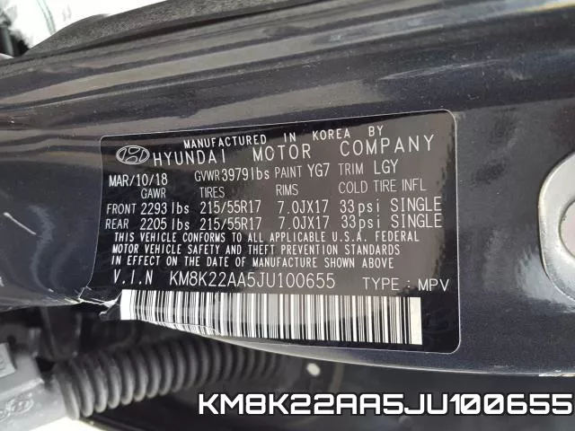 KM8K22AA5JU100655 фото 2