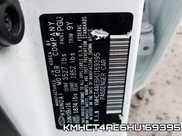 KMHCT4AE6HU169395 фото 2