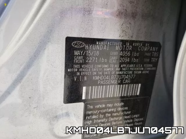 KMHD04LB7JU704577 фото 2