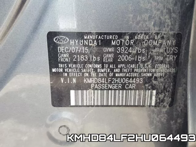 KMHD84LF2HU064493 фото 2