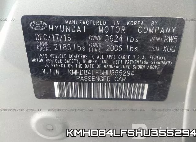 KMHD84LF5HU355294 фото 10