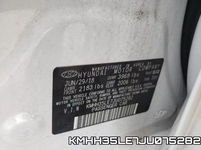 KMHH35LE7JU075282 фото 2