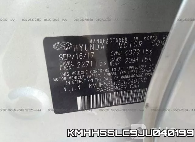 KMHH55LC9JU040199 фото 10