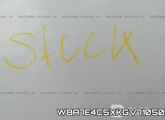 WBA7E4C5XKGV71050 фото 2