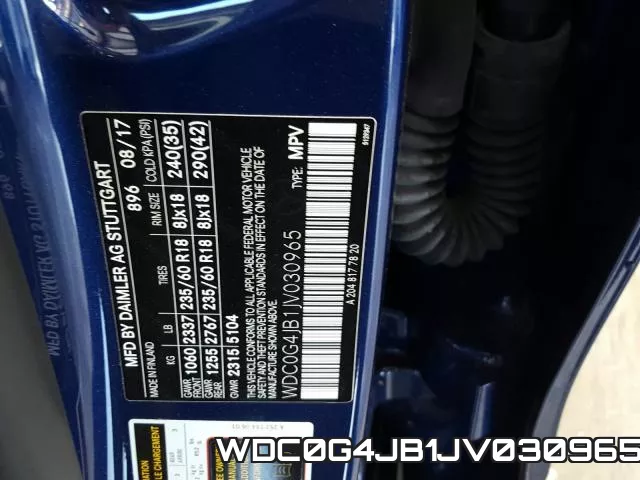 WDC0G4JB1JV030965 фото 2