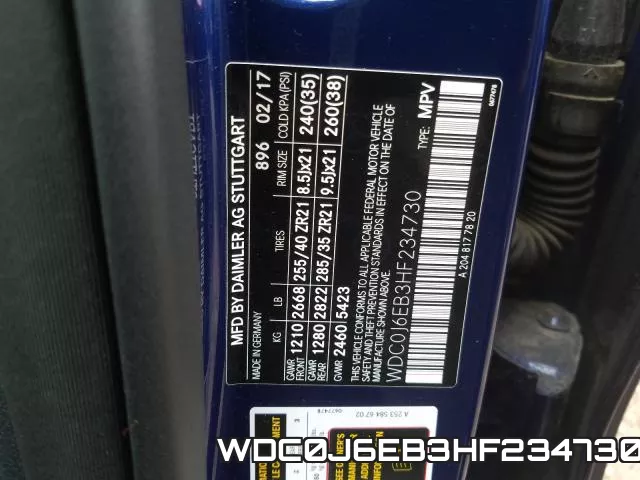 WDC0J6EB3HF234730 фото 2