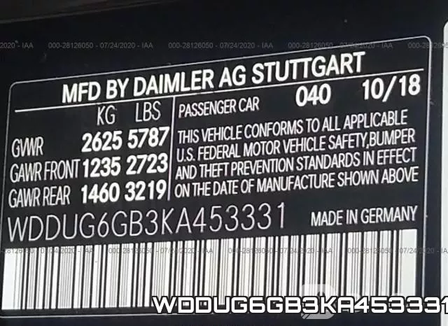 WDDUG6GB3KA453331 фото 10