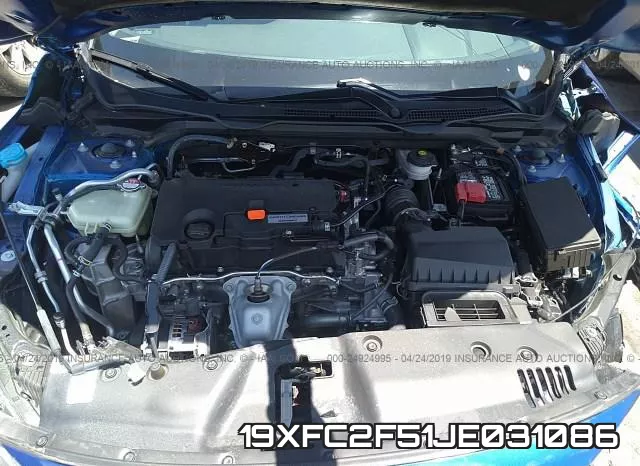 19XFC2F51JE031086 фото 2