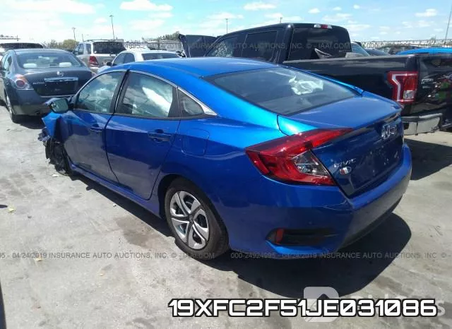 19XFC2F51JE031086 фото 4
