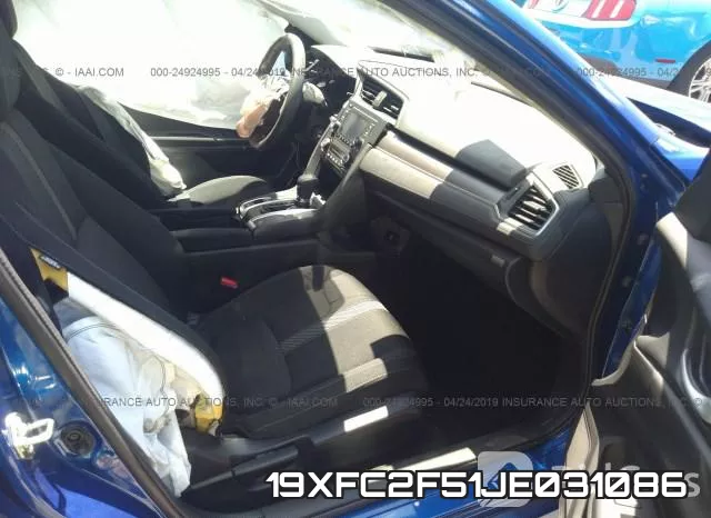 19XFC2F51JE031086 фото 6