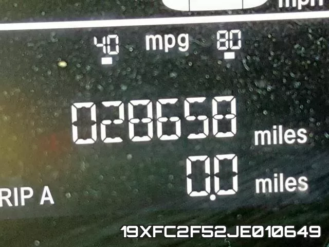 19XFC2F52JE010649 фото 9
