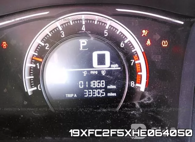 19XFC2F5XHE064050 фото 7