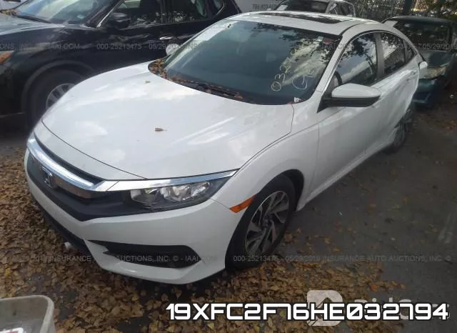 19XFC2F76HE032794 фото 3